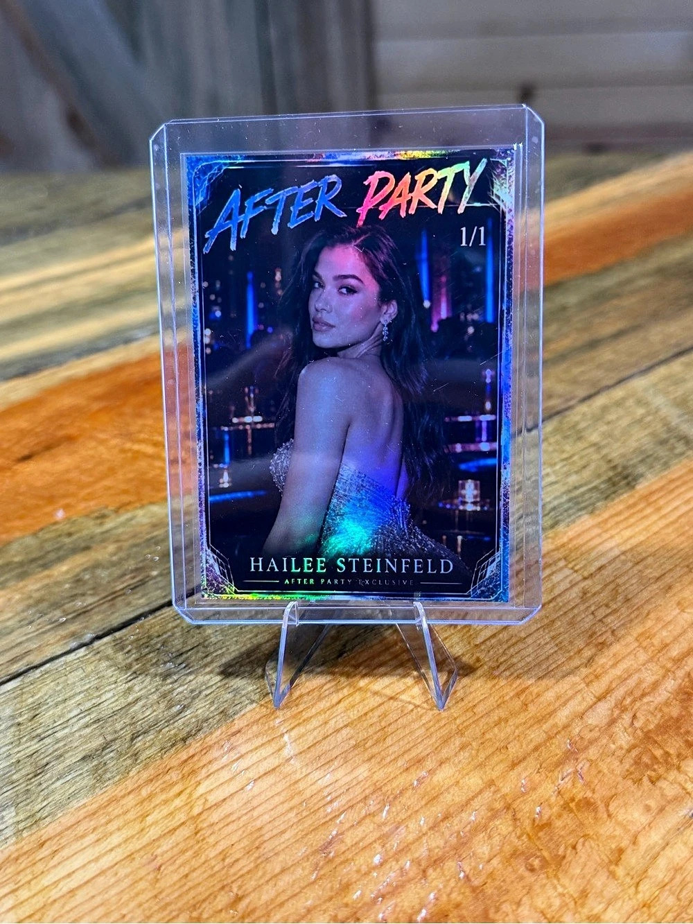 Hailee Steinfeld After Party Exclusive 1/1 Custom Trading Card